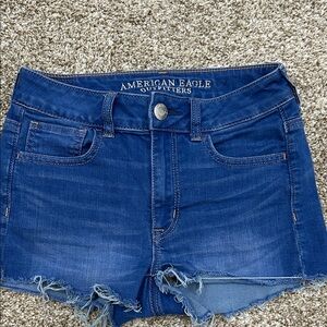 American Eagle Outfitters Dark Blue Jean Shorts